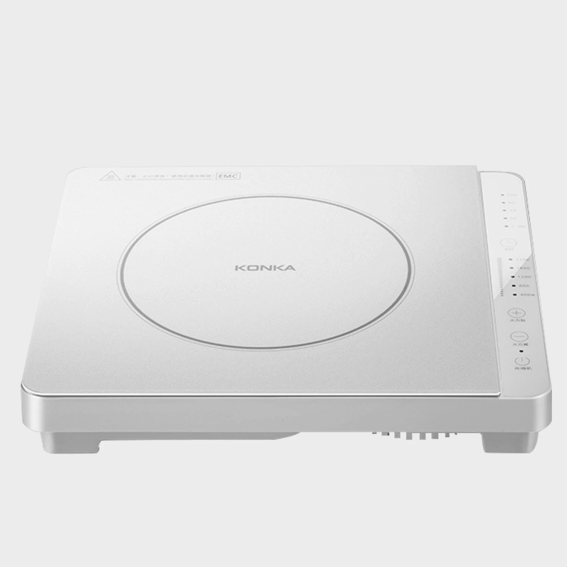 Pure white contracted appearance of micro crystal board prevent slippery wear-resisting small appliances induction cooker