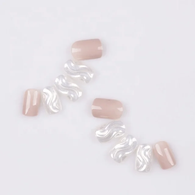 Lasenta Full Cover Long Artificial Nails Super Nail Art Tips Korea