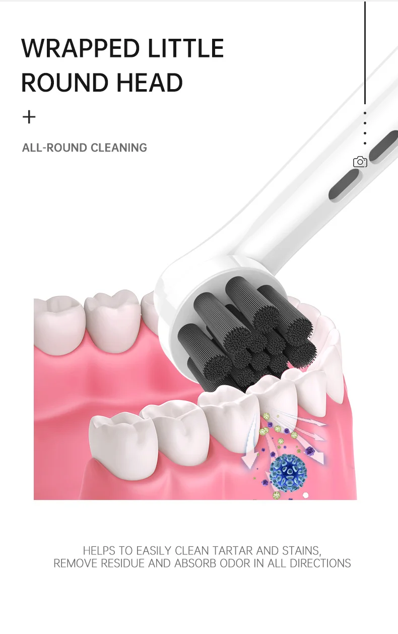 Or-Care Factory Directly Compatible B Bamboo Charcoal Toothbrush Heads