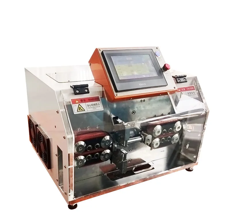 CHINA Automatic Jacket Cable Cutter Stripper Tool Multi Core Wire Cutting Stripping Machine