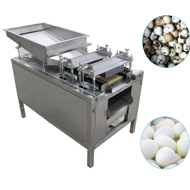 High Quality Material Quail Egg Shell Peeling Machine