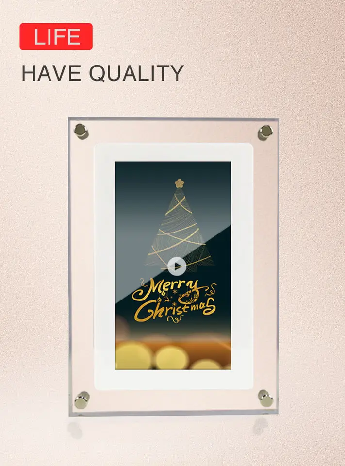 Full Hd Picture Frame Digital Stand 1280*800 Electronic Lcd Photo Album Digital Photo Frame 7 Inch