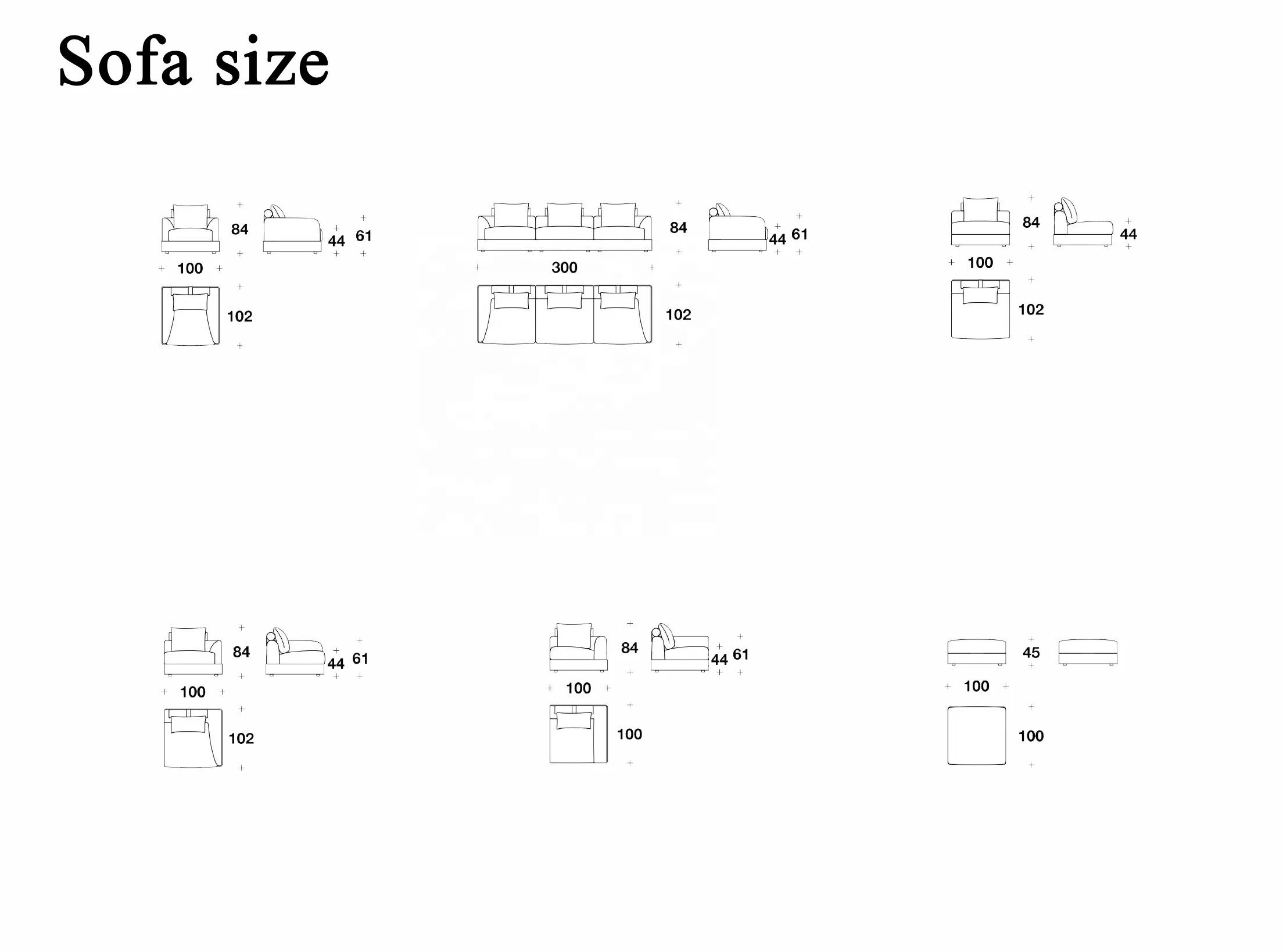 Modern design loveseat leather sofa furniture italian living room furniture leather sectional sofa three seat nordic L sofas