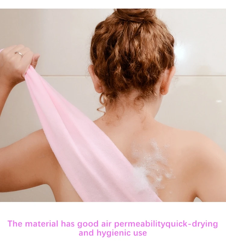 
Japanese 100%Nylon Beauty Skin Cloth Body Scrub Exfoliating Shower Towel Sauna Bath Towel 