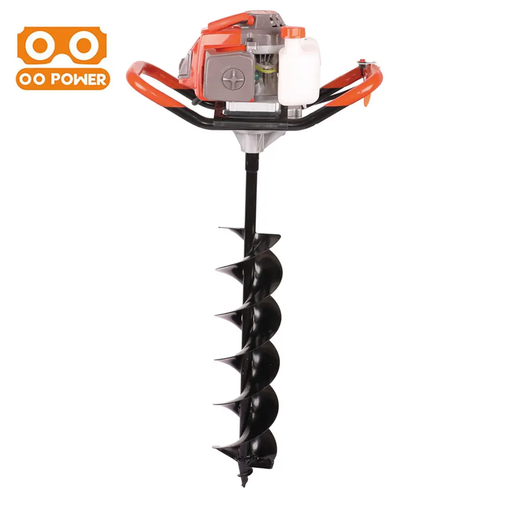 HUSTIL Professional 2-Stroke EA62 Petrol Earth Auger Drill Hoe Digger