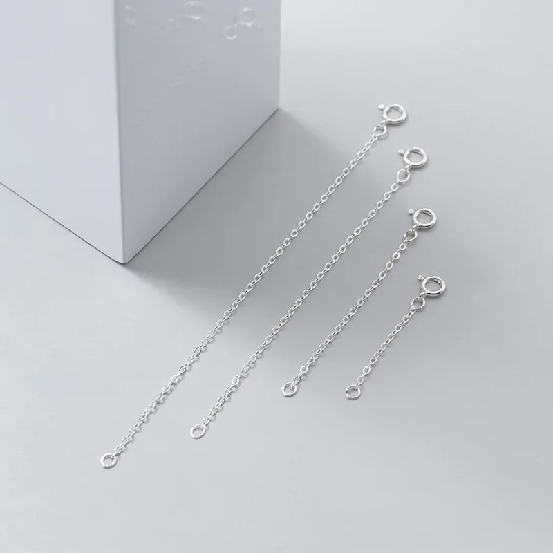 Bulk Wholesale Fashion Gold Plated 925 Extend Chain Necklace Bracelet Diy Jewelry Accessories