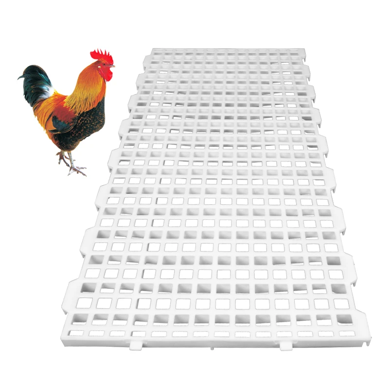 Poultry farming equipment 1200*500*40mm chicken farm slat floor plastic chicken floor broiler duck plastic slats mats