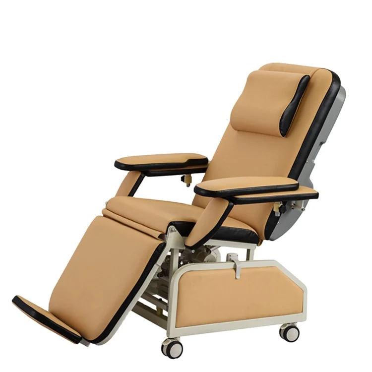 BT-DN024 Hospital Clinic Medical Chair with Table Electric Blood Collection Donor Chair Sofa with CPR function