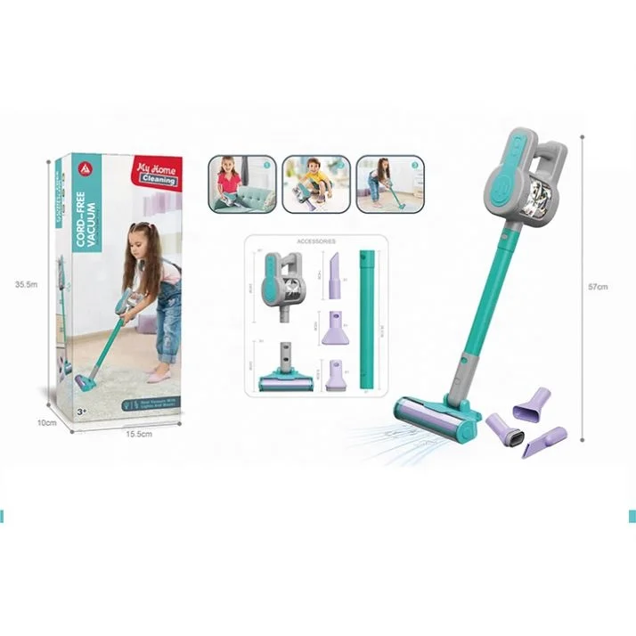 Handheld home appliances toy electric vacuum cleaner for kids Cleaning Tool Toy with sound