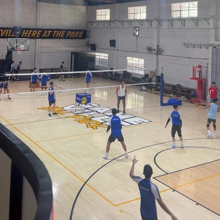 LHDT badminton court with basketball indoor sports volleyball court flooring tiles varnish for wood portable fixed system