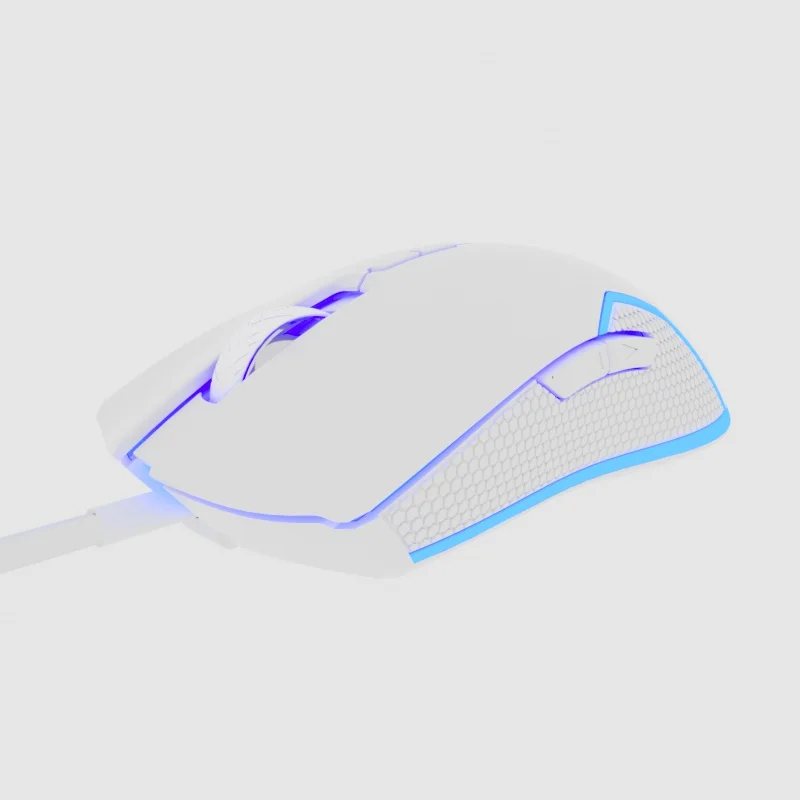 Clavier de jeu Lightweight Wired Gaming Mouse with 7 Button 16RGB Programmable 7200 DPI Ultralight Ergonomic 65G Honeycomb