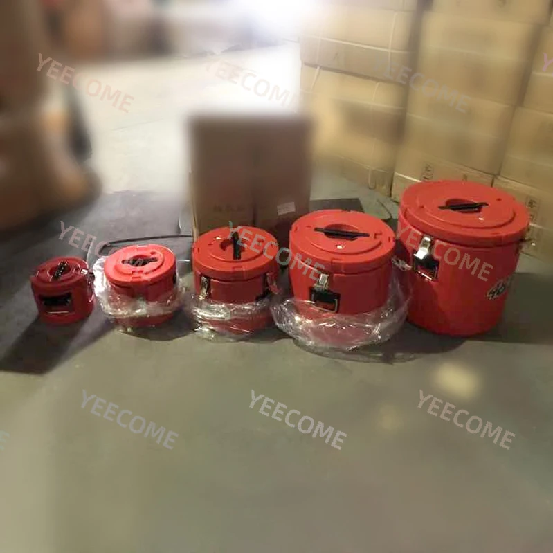 SLT-003T  promotional style Strong Cooler Box  5 Piece Set 4-7-15-30-60L round Cooler Box set Keep Cold and Warm Cooler Box Ice