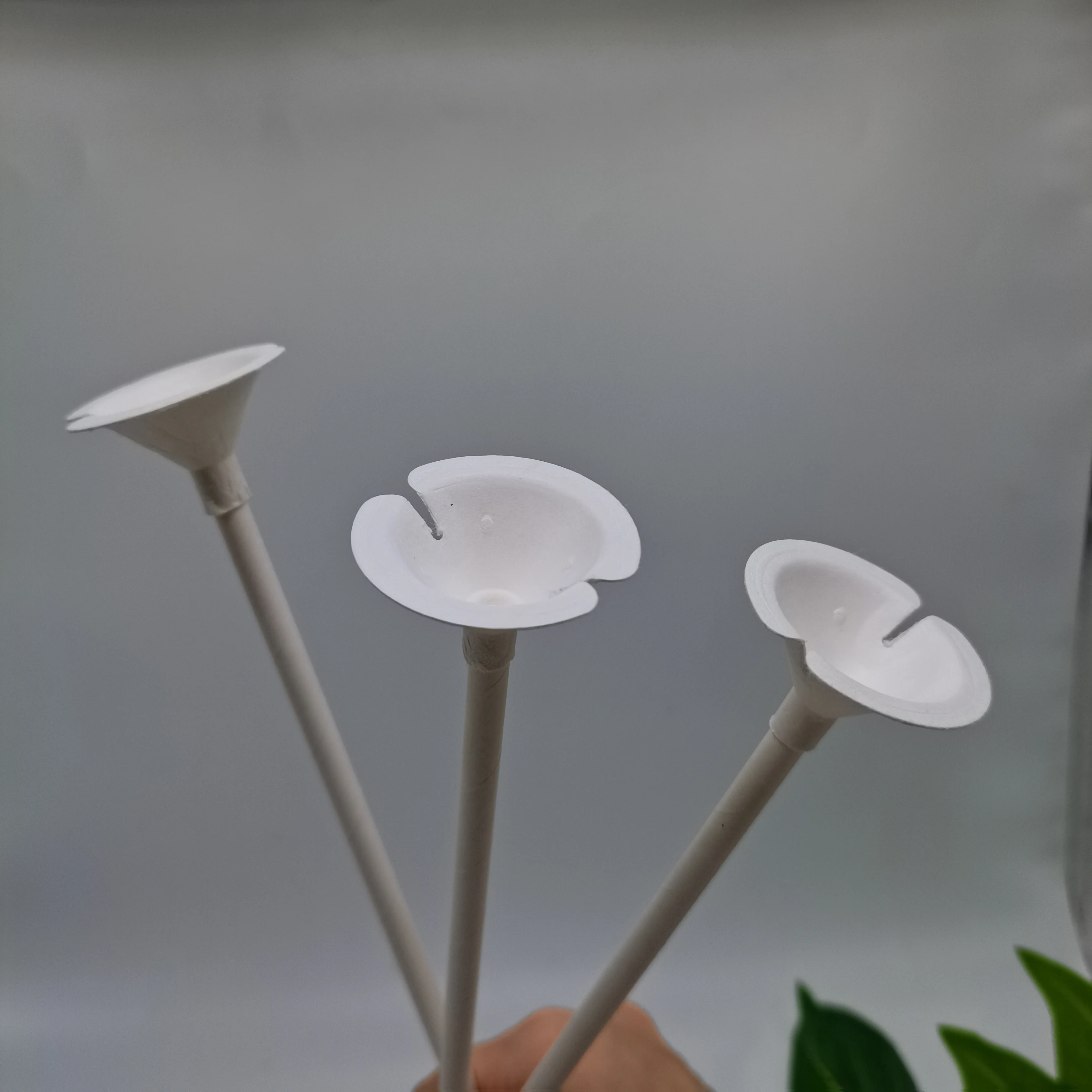 Экологически чистые биоразлагаемые Бумажные палочки для воздушных шаров с чашками