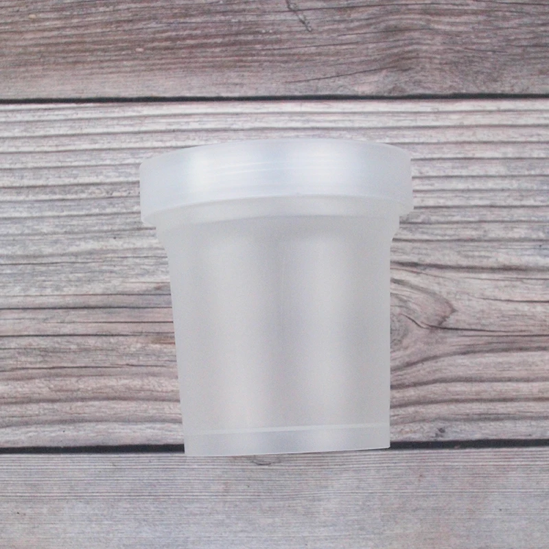 Wholesale with cover plastic transparent burning grass milk tea cup