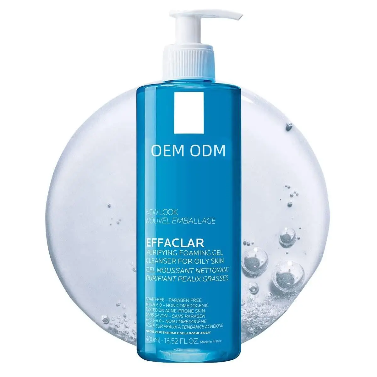 2024 Private label brightening facial cleanser 400ml mild face wash