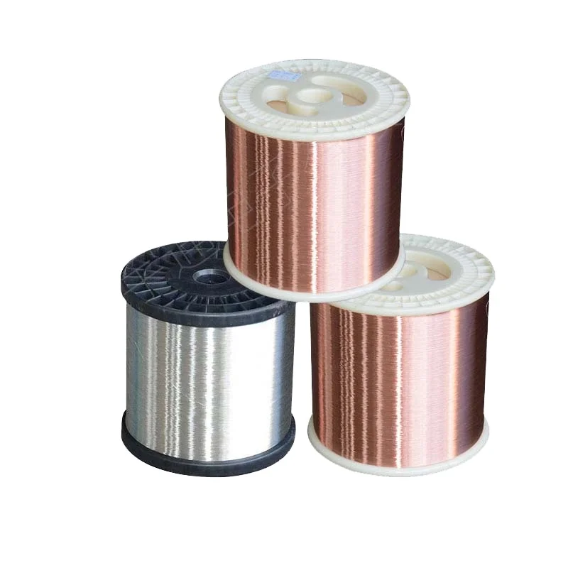 Electrical products Lead Braided Cable Material 0.10mm-2.0mm Tinned Copper Clad Steel Wire TCCS
