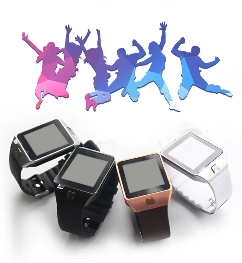  Хит продаж умные часы DZ09 с экраном камера B-T sleep Monitor сим-карта для смартфона спортивные