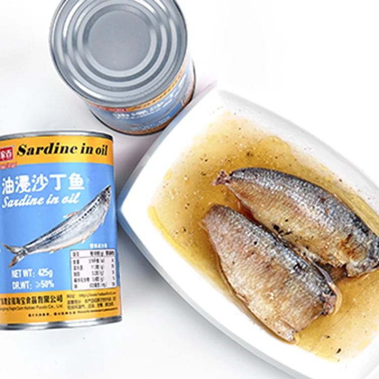 425g Canned Seafood Titus Sardines Canned Fish Sarineds In Brine