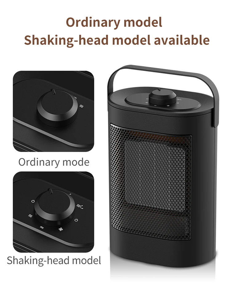 Factory Price Winter Warm 900w Instant Home Room Heater Infrared Adjust Electric PTC Heater Electric Heaters
