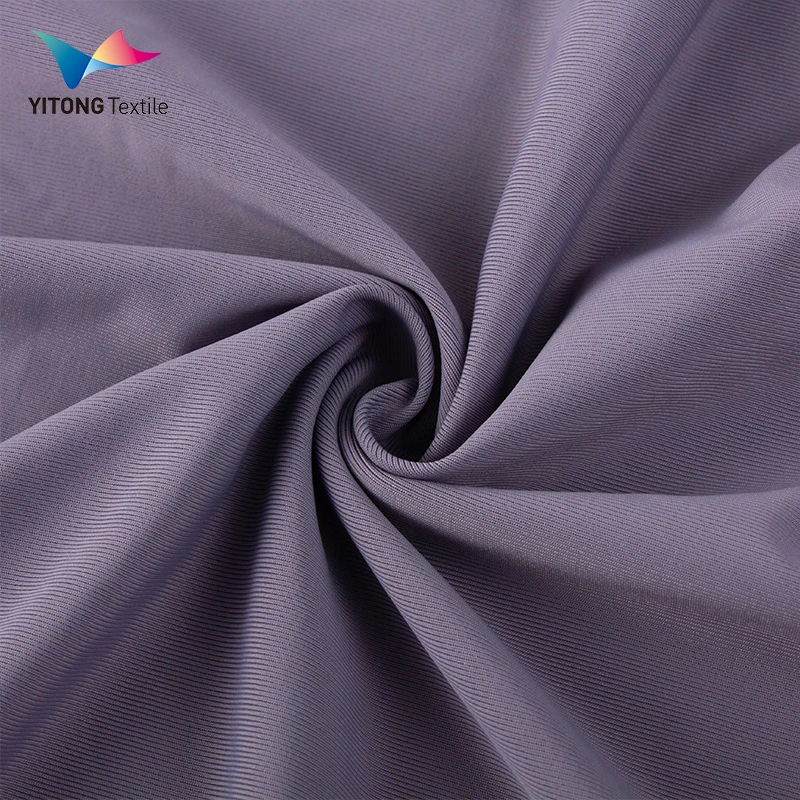LuLu Leggings Yoga Fabric 4 Way Stretch Nylon Spandex Fabric Polyamide Elastane Sports Bra 85% Nylon 15% Spandex Fabric