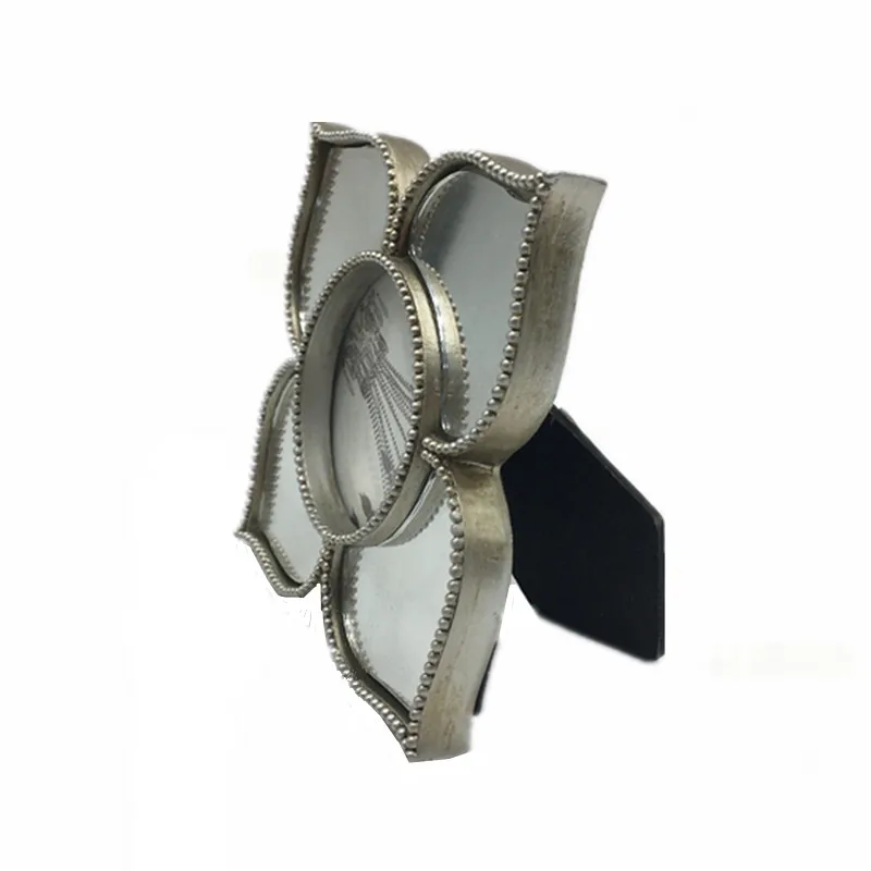 Modern Nordic Style Floral Shape Mirror Photo Picture Frames