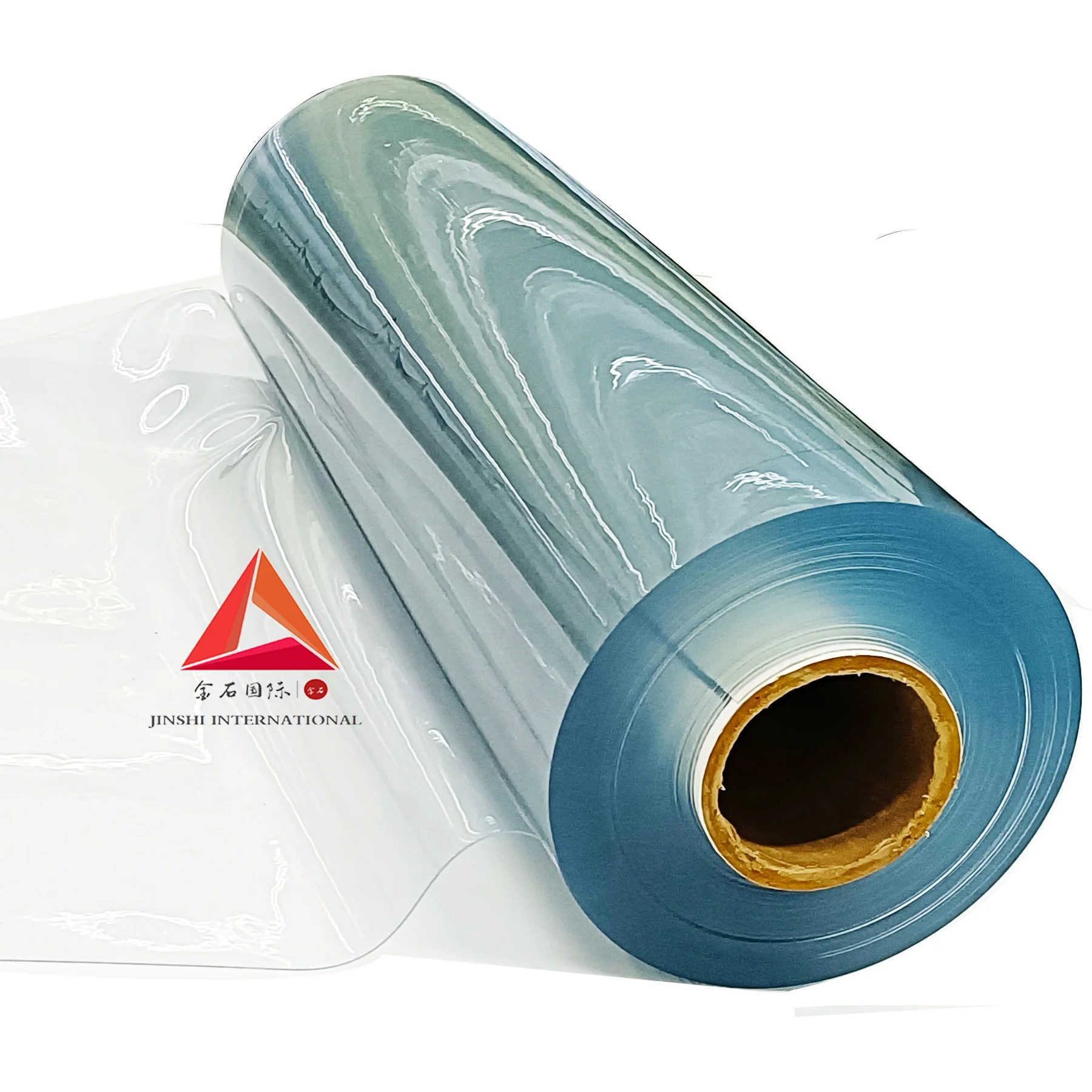 Jinshi China manufacturing factory price high quality laminated 0.05-5mm transparent ultra-clear plastic pvc soft film roll