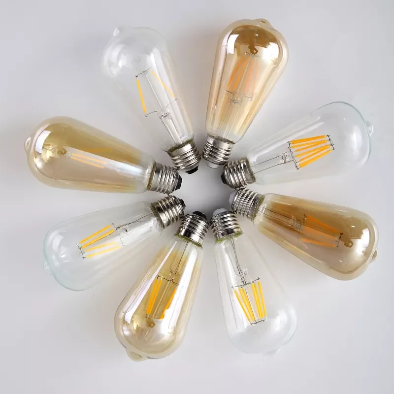 filament edison led bulb ST64 2w 4w 6w 8w antique filament light bulb 220v e27edison style vintage led filament bulb