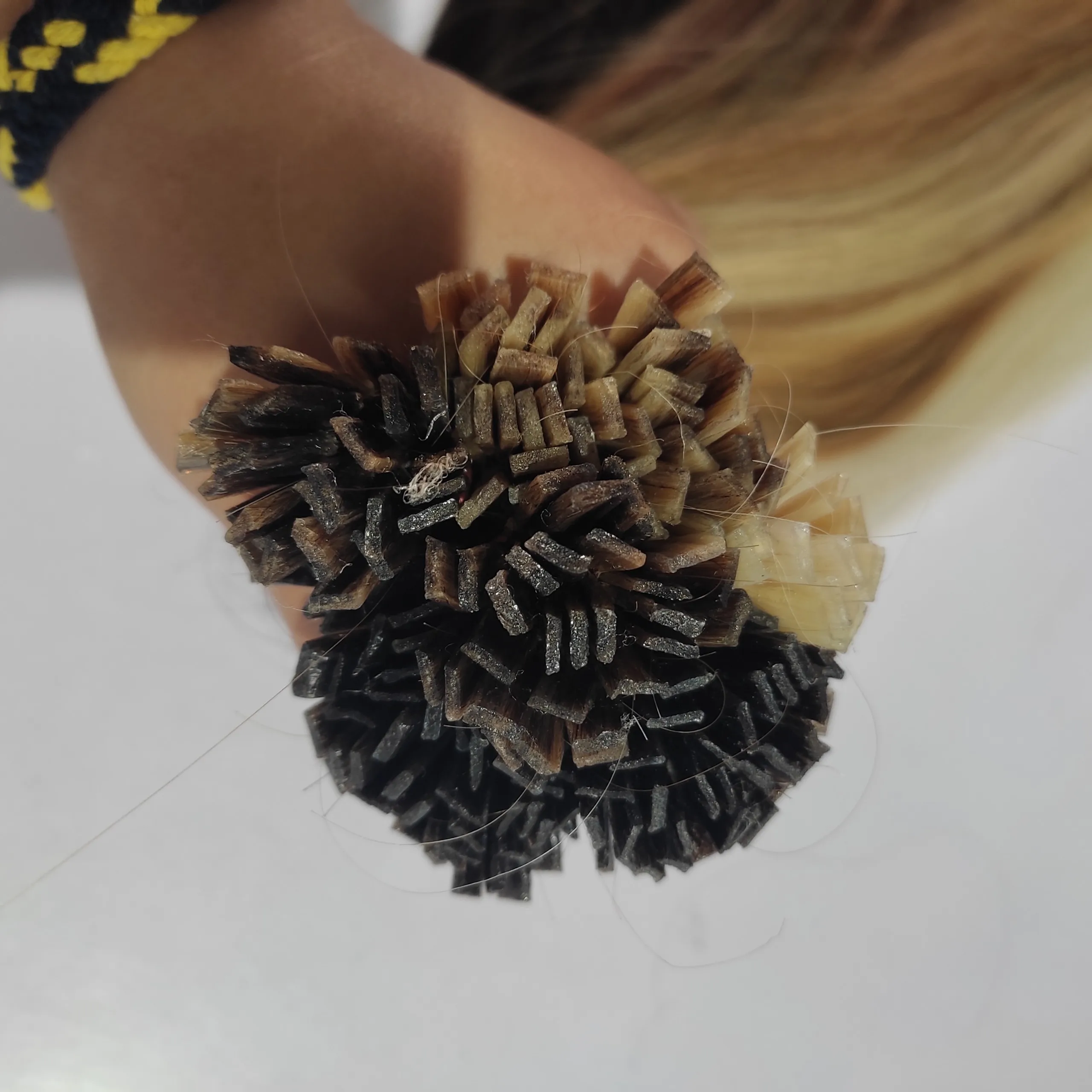 I Tip U Tip Nano Human Hair Extension High Quality, micro ring 100% Remy Human Virgin Hair