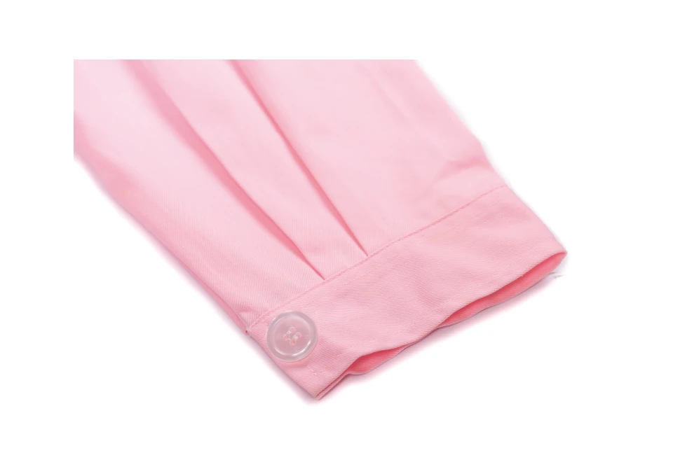 customer printing logo woman polyester cotton Doctor nurse pet Wear Hospital beauty spa workwear long sleeve dress