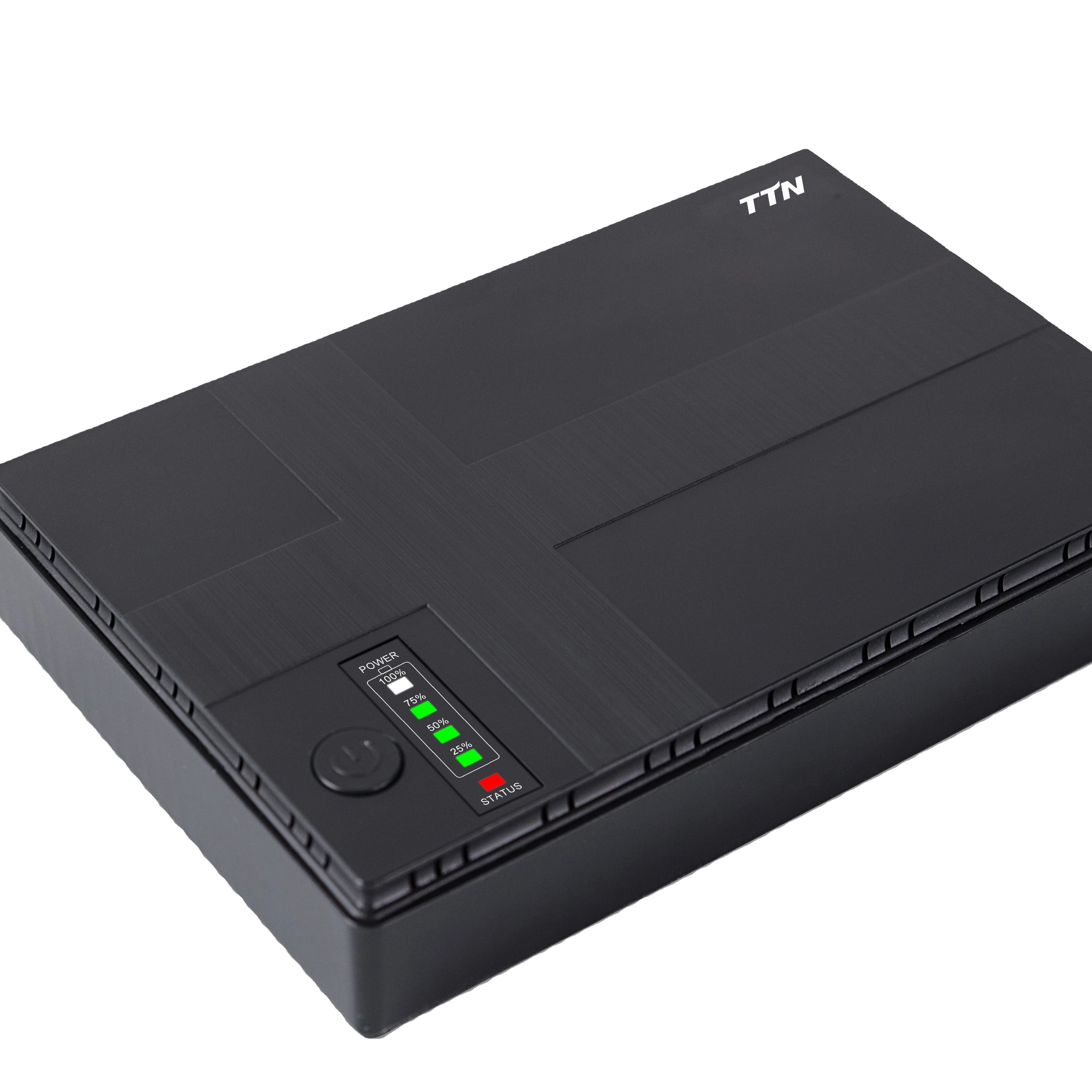 TTN Mini UPS 18W/36W 8800mAh/10400mAh 5V/9V/12V DC Single Phase Uninterruptible Power Supplies Telecommunications WiFi Routers