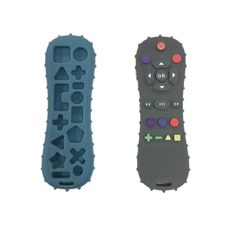 Wholesale TV Remote Control Design Silicone Baby Teether Silicone Baby Teething Toys