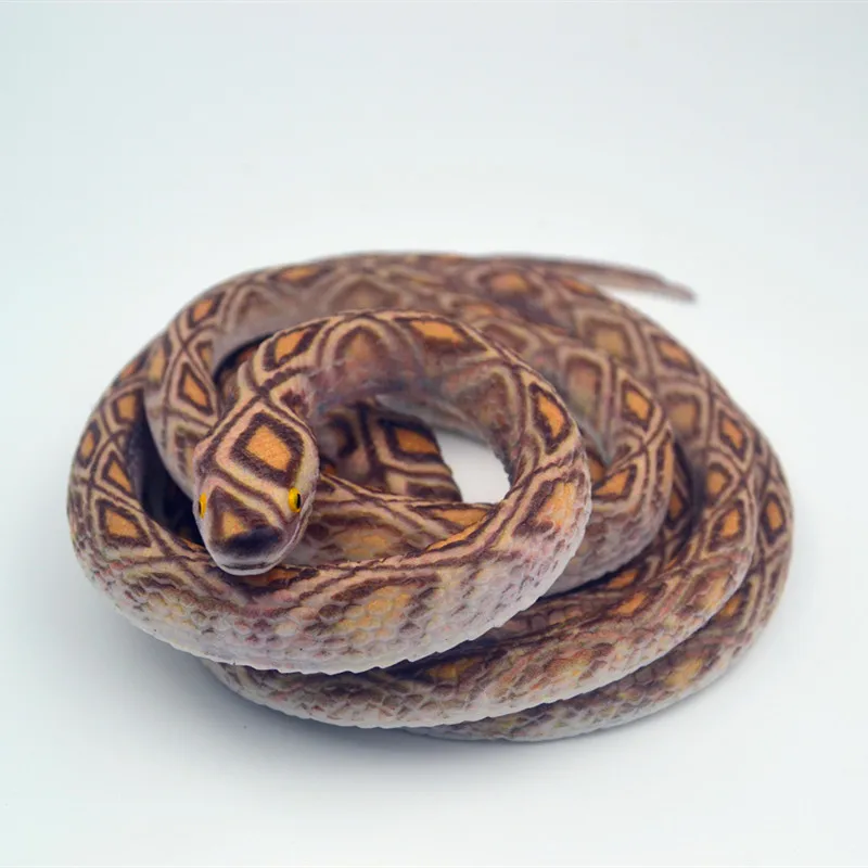 Novelty and quirky rubber toy snake wholesale, high-quality TPR material, magic soft snake play