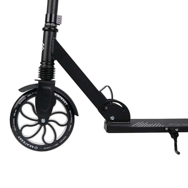 High quality Scooter Foldable Stunt Non Electric Scooter Adjustable height Aluminum Custom Kids Scooter with 200mm PU wheels