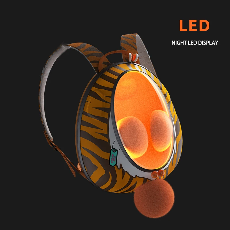 Funny LED light kid smart cute mini school backpack water proof