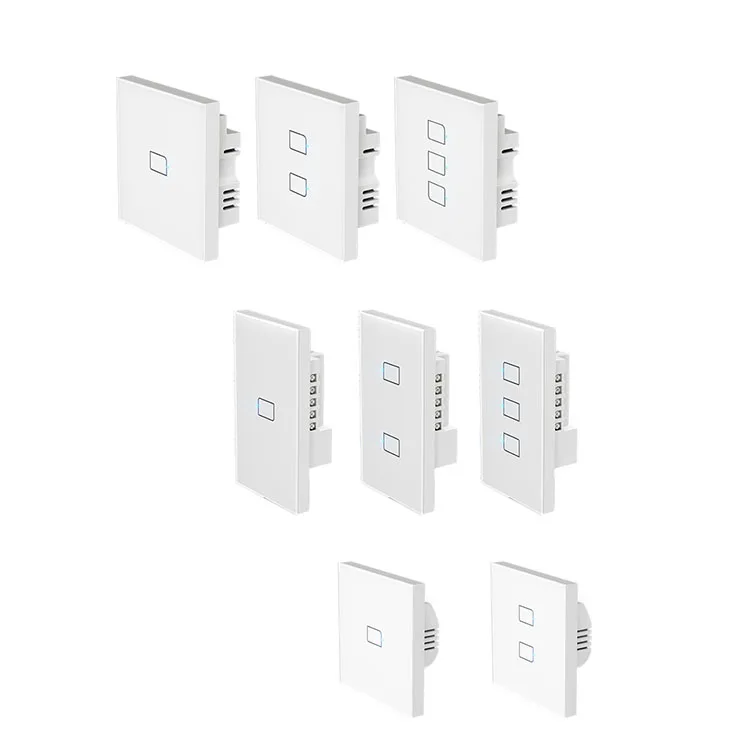 Интеллектуальный выключатель освещения BroadLink, Великобритания, США, ЕС, TC3, 1, 2, 3 клавиши, умный сенсорный выключатель Wi-Fi