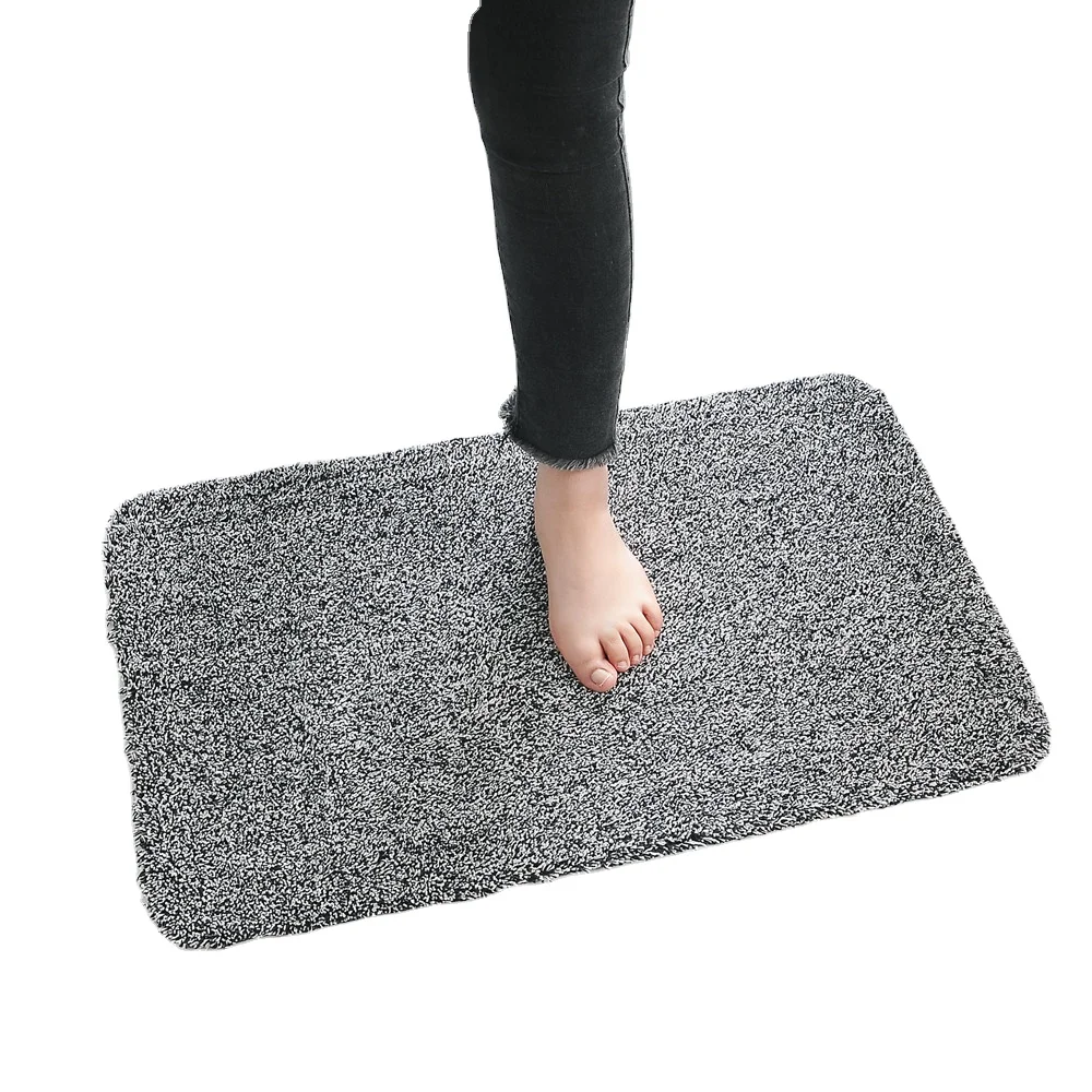 New style shoe clean rug for door anti-bacteria entrance door mat microfiber washable mat door mat