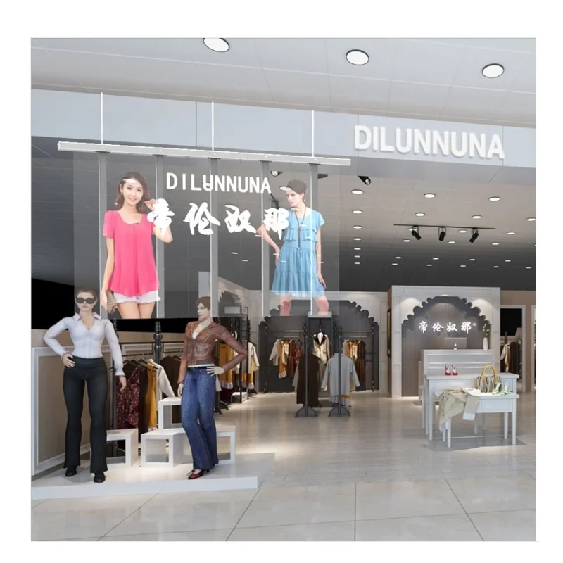 Shopping Mall Transparent LED Display Panel Transparent LED Video Wall Transparent Glass LED Display