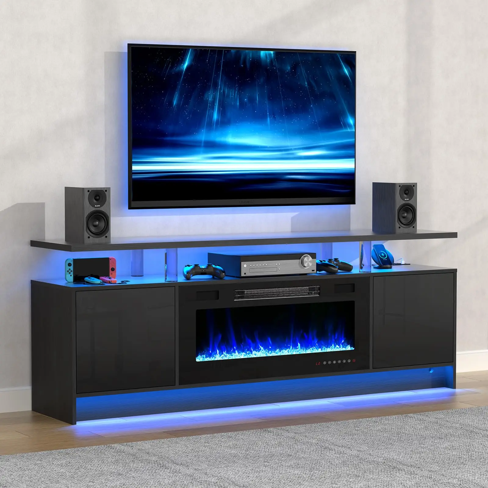 tv stand modern luxury with fireplace meuble de salon electric fireplace tv floor stands designs wood for your living room