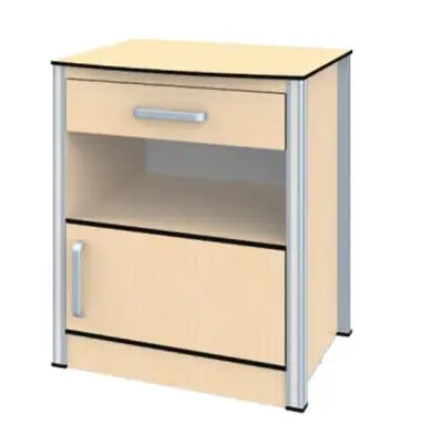 Medical Furniture Plastic ABS Movable Bedside table Hospital
