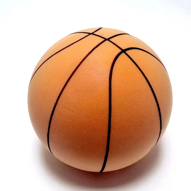Pvc Material Basketball Kids Adult Training Sports Basketball Toy Basketball Silent Bouncy Ball