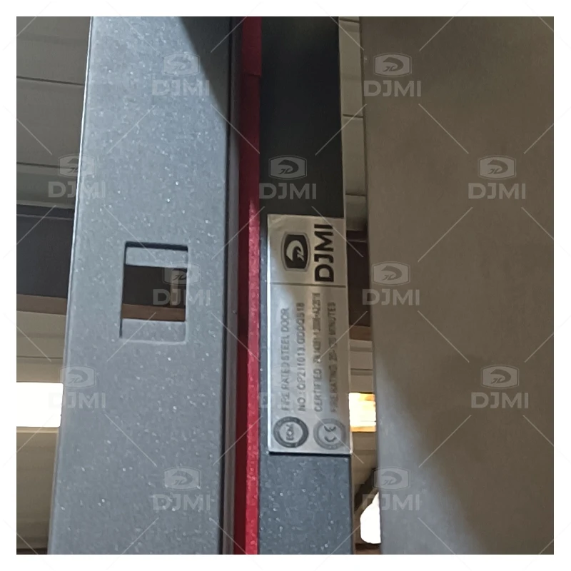 Cheap Saudi Arabia Galvanized Industrial Steel Metal 2 Hr Steel Fire Rate Door with Metal 1.5mm Frame