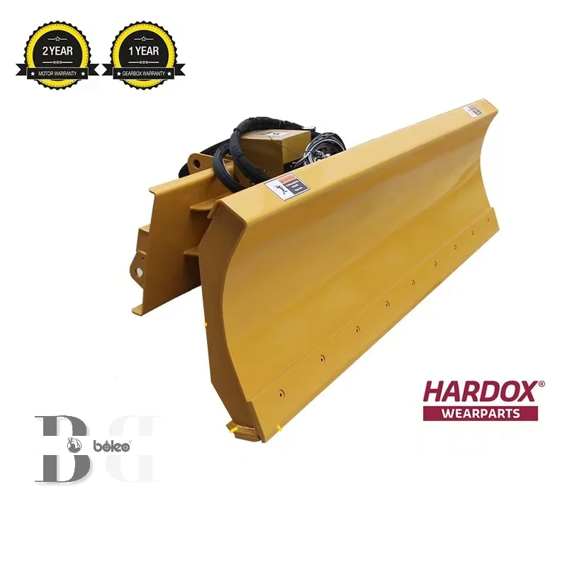 Easy Operated 6 Way Skid Steer Loader Front End Dozer Snow Blade Bucket