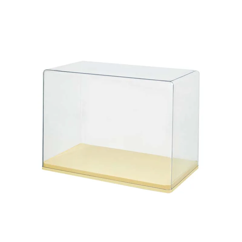 Clear Plastic  Display Case for Action Figures Toys Model Football Collectibles dustproof storage box