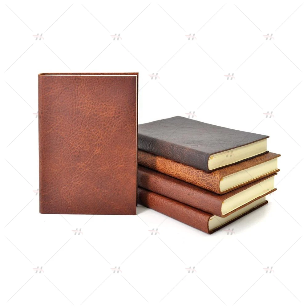 
Custom Logo Leather Journal Cover Field School Business Meeting Notebook 