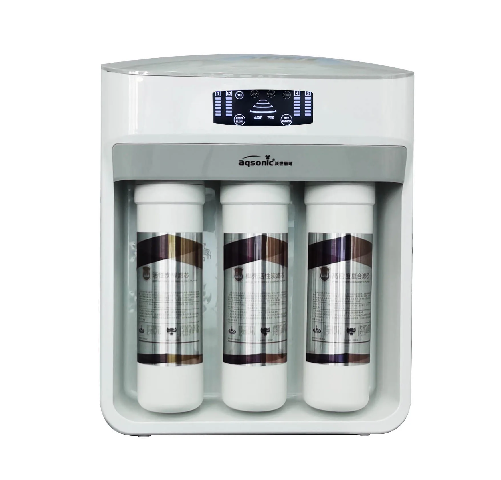 Source manufacturer of luxury home or commercial 5 or 6 stage RO reverse osmosis 500 gallon household water purifiers