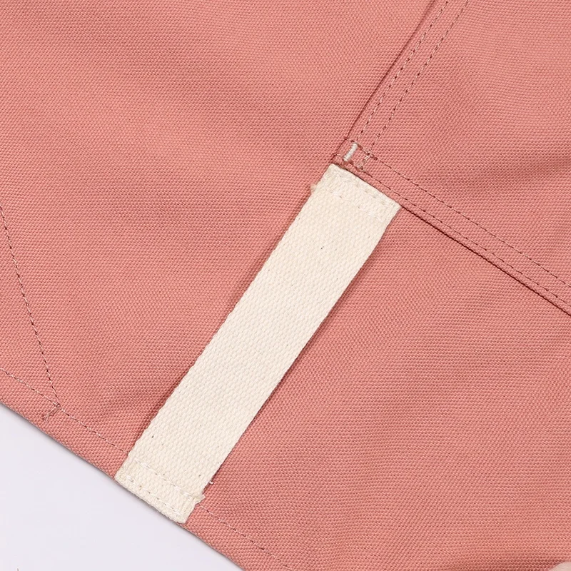 CHANGRONG Custom Adjustable Cross Back Straps Recycled RPET Canvas aprons men women work apron with tool pockets