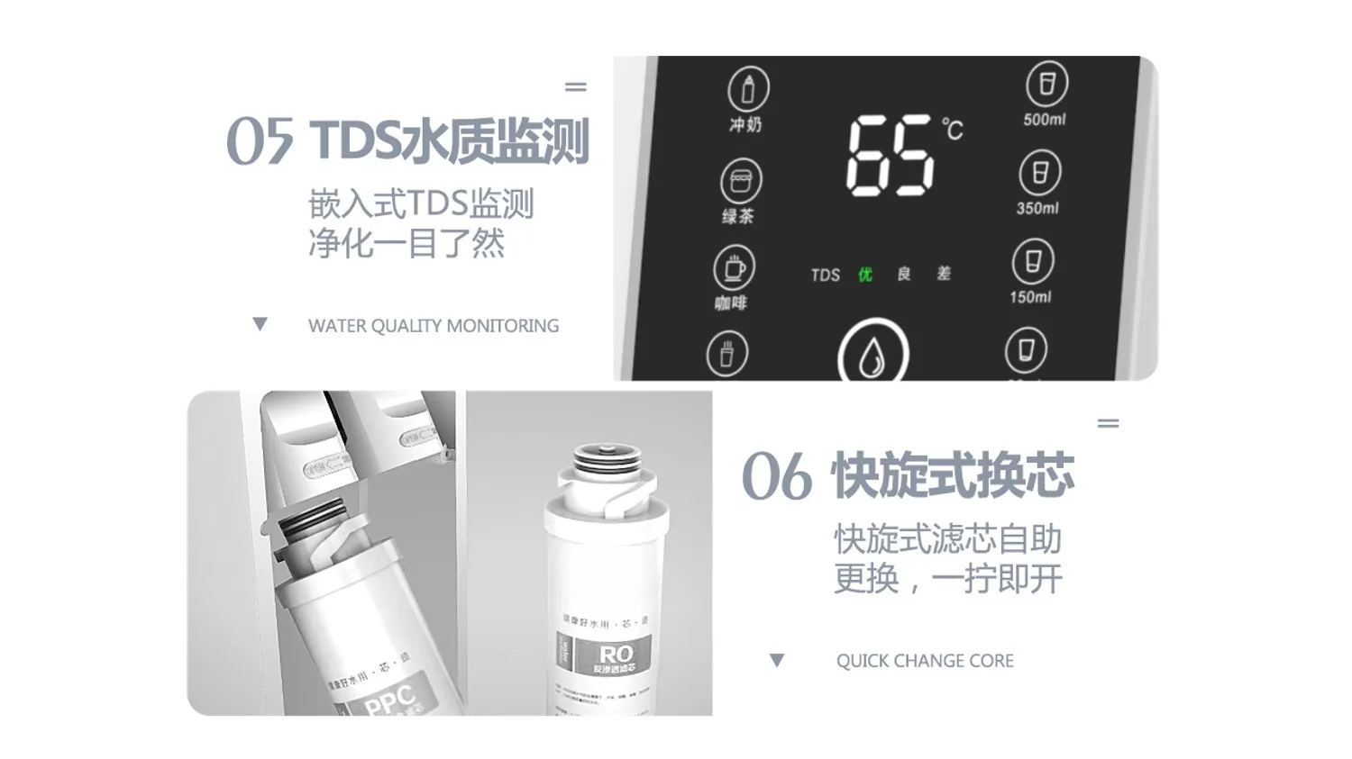 Haike SC-RO2018-03(121)  RO reverse osmosis smart purifier for commercial