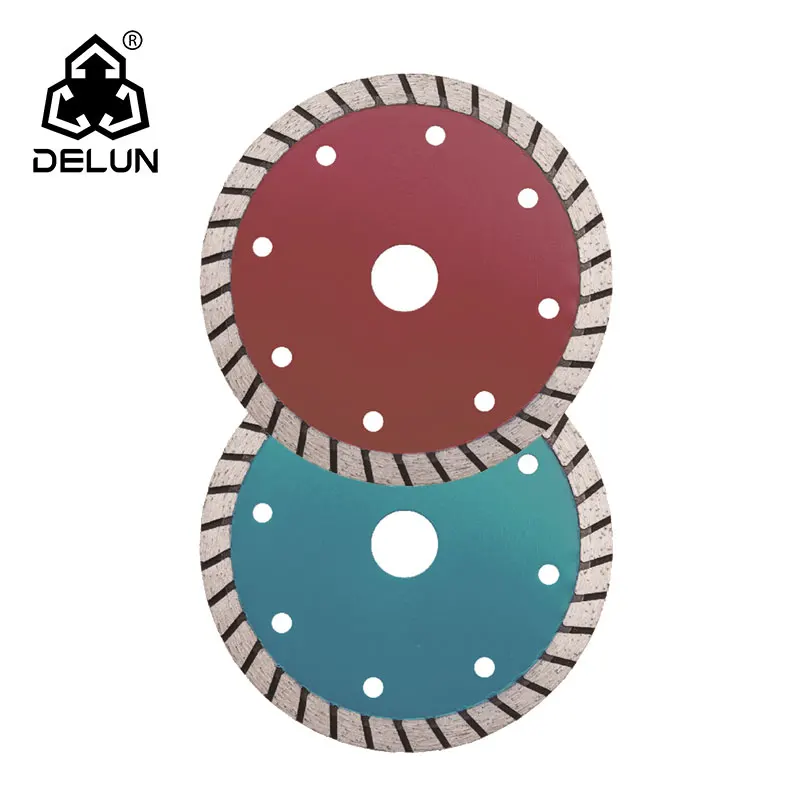 DELUN высокое качество 5 дюймов 115 мм турбо резки бетона циркулярная пила алмазные лезвия производства китайского завода