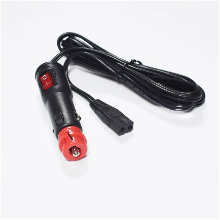 12V24V автомобильный холодильник DC Шнур питания 10A предохранитель кулер 2-контактный штекер с переключателем SPT1/18AWG для мини-Fridges-5.9ft/1 8 м