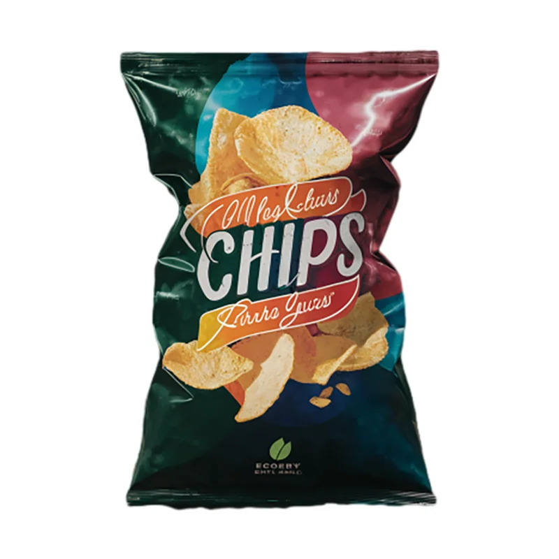 Factory Price Pillow bag Custom Logo Aluminum Foil Laminated Plastic Potato Chips Packaging Bag